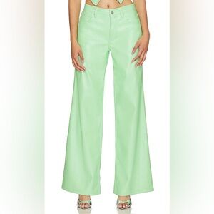 AFRM Green Flare Pants Boot Cut